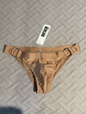 Rufskin Samson mens sepia swim brief new